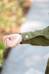 Olive Green Top & Shorts